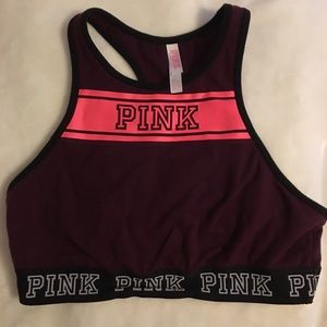 PINK racer back bra